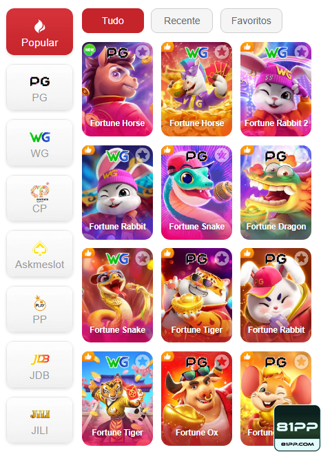 Experiência de Jogos 81pp.com